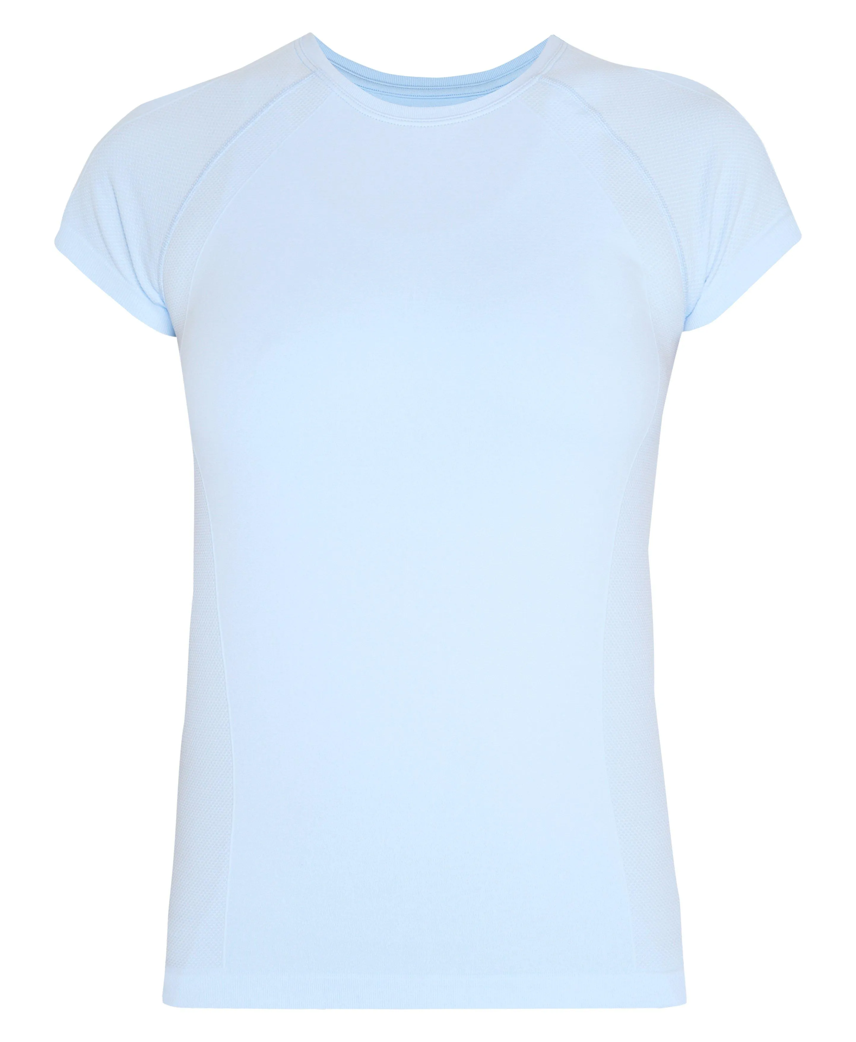 Athlete Seamless Workout T-shi Sb6546 Breeze-Blue