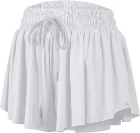 Blaosn Flowy Athletic Shorts for Women Gym Yoga Workout Running Short Pants Tennis Skort Skirt Cute Clothes Casual Summer