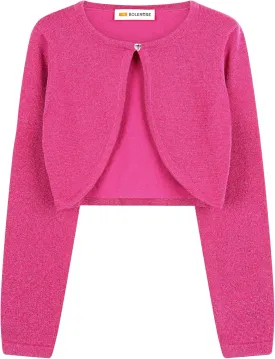 BOLEROSE Girls Long Sleeve Sparkle Cardigan Childrens Kids Bolero Shrug