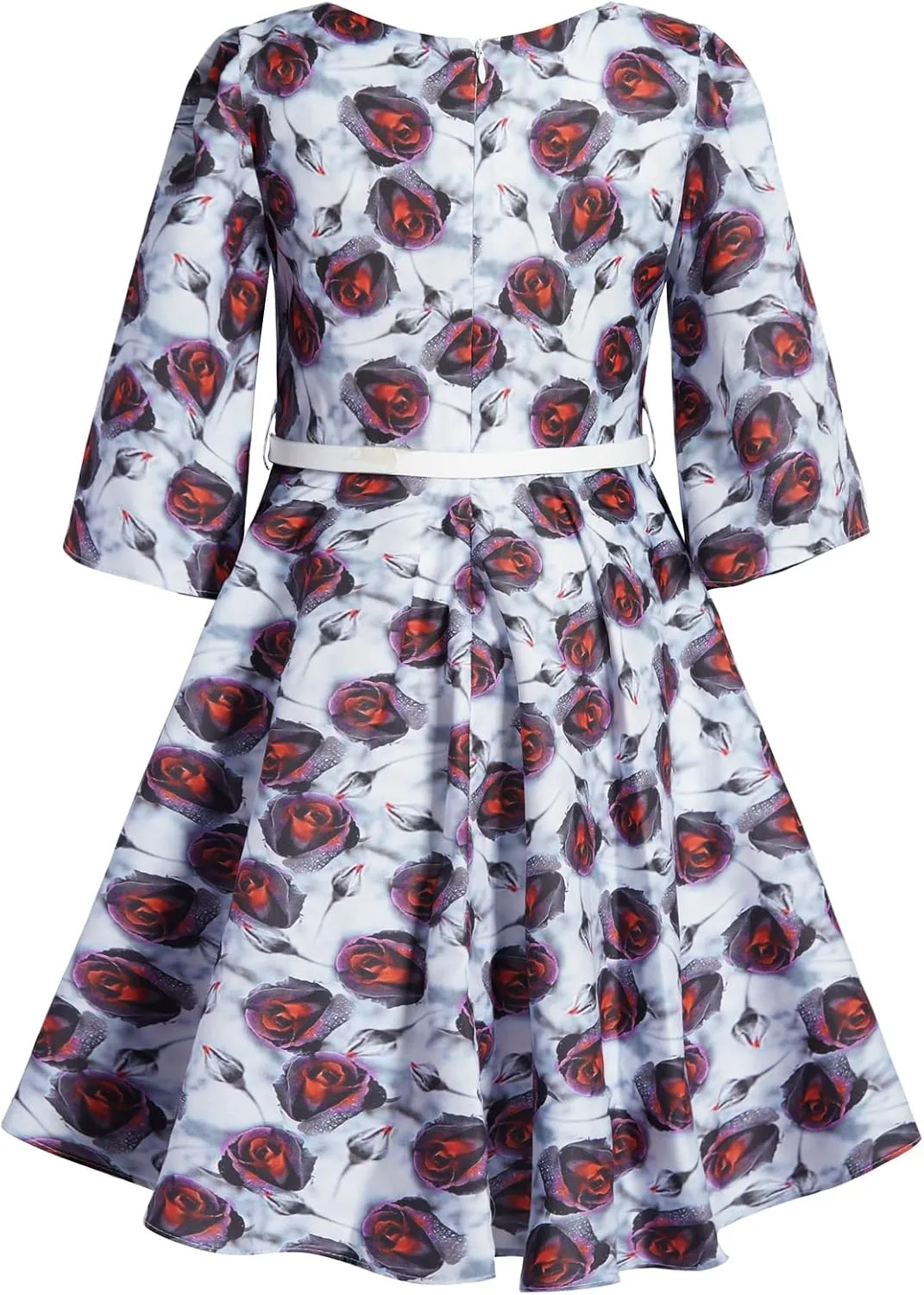 Bonny Billy Girls Classy Vintage Floral Swing Kids Party Dresses