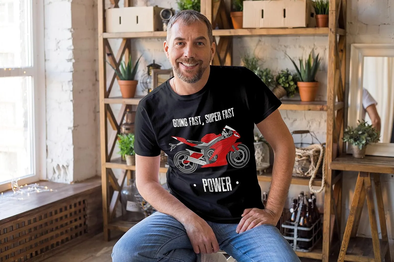 Custom T-Shirts - Personalized Unisex Crewneck Tee Shirt - Customize Your Image & Text & Photo - Men Women Adult Unisex Size