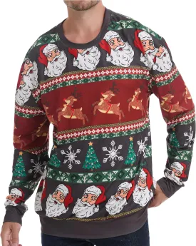 *daisysboutique* Unisex Women Men Christmas Ugly Shirt Funny Halloween 3D Effect Graphic Costume Holiday Pullover