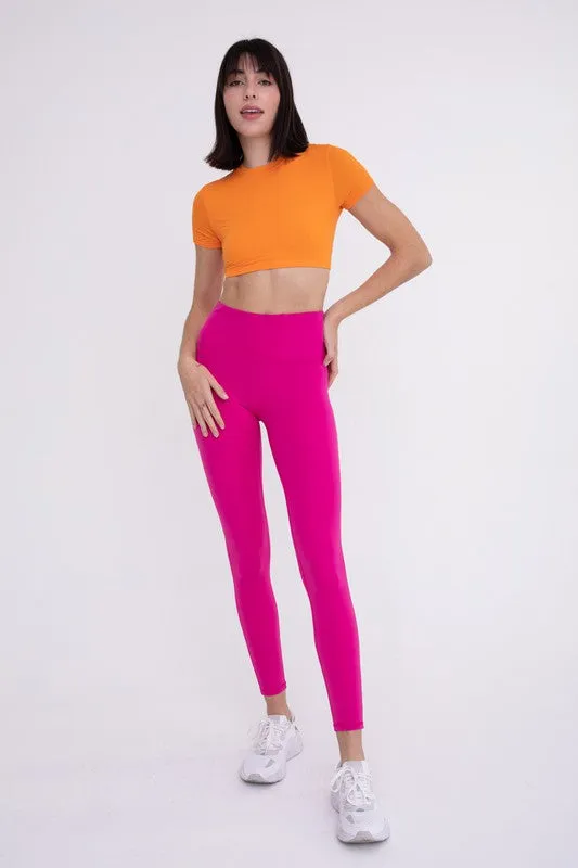'Everyday Essential' Leggings - Berry