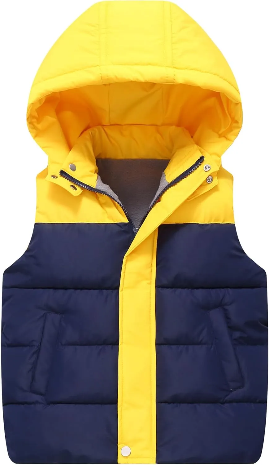Happy Cherry Kids Down Jacket Hooded Vest Winter Jacket for Boys Hoodies Padded Jackets Girls Outwear Coat 3-14 Years