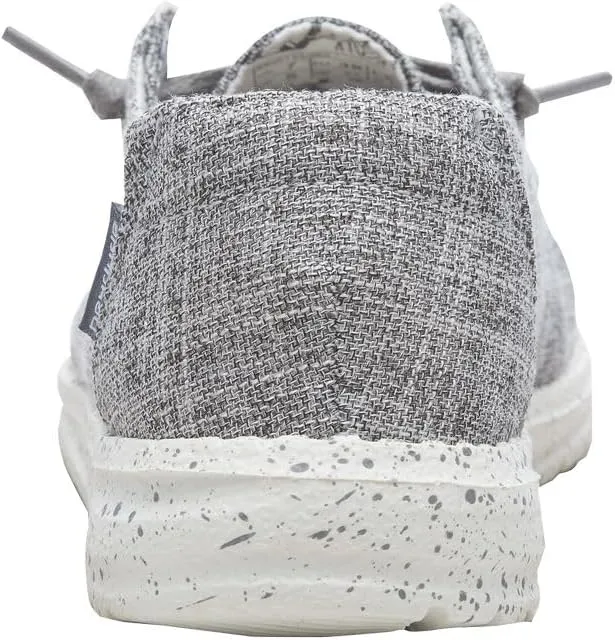 Hey Dude Women's Wendy Linen | Womens Shoes | Womens Lace Up Loafers | Comfortable & Light-Weight