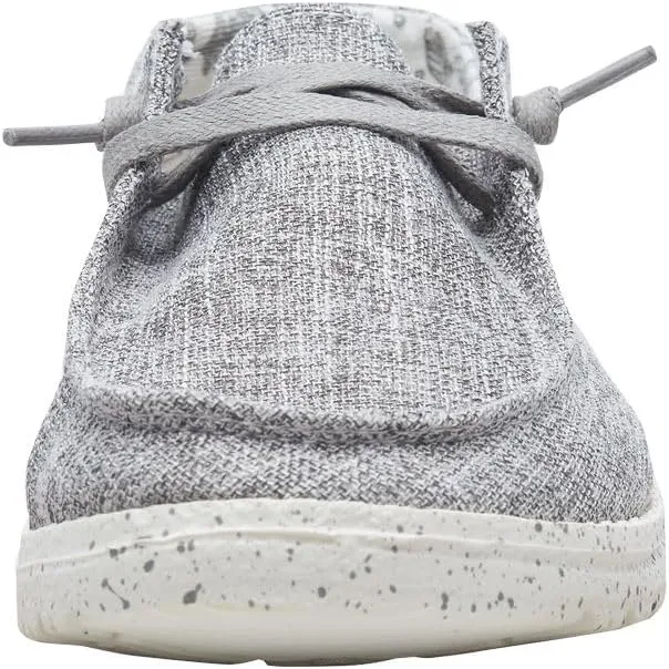 Hey Dude Women's Wendy Linen | Womens Shoes | Womens Lace Up Loafers | Comfortable & Light-Weight