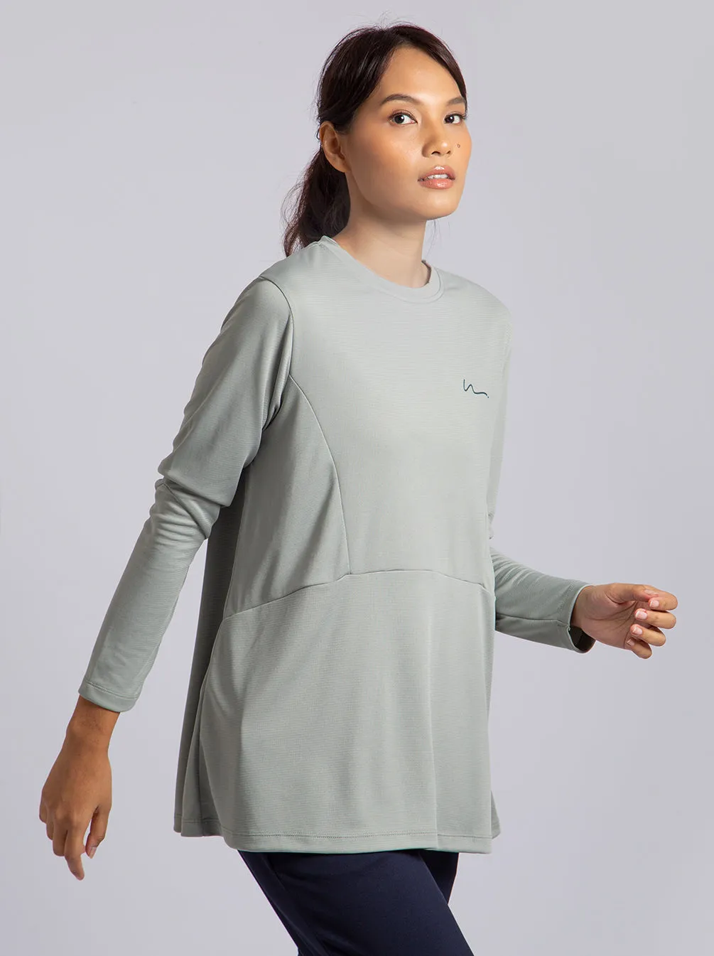 ILMA SPORT TOP NEUTRAL GREY