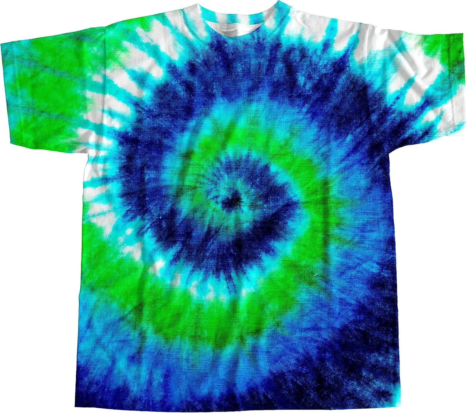 Kids Tie Dye Shirt 6-18 Years Children Hippies Senior Tie-Dye Tee Tshirt for Boys' Girls'