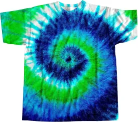 Kids Tie Dye Shirt 6-18 Years Children Hippies Senior Tie-Dye Tee Tshirt for Boys' Girls'