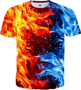 Linnhoy Unisex Men's and Women's Shirts Unisex Fashion Casual Novelty Tees 3D Graphic Adults T-Shirts Teens Tops Size S-XXL