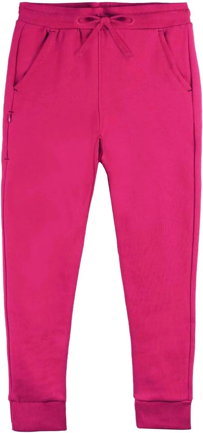 Mightly Boys and Girls' Sweatpants Joggers | Organic Cotton Soft Fleece Track Pants, Stretch Waistband, Fair Trade Certified