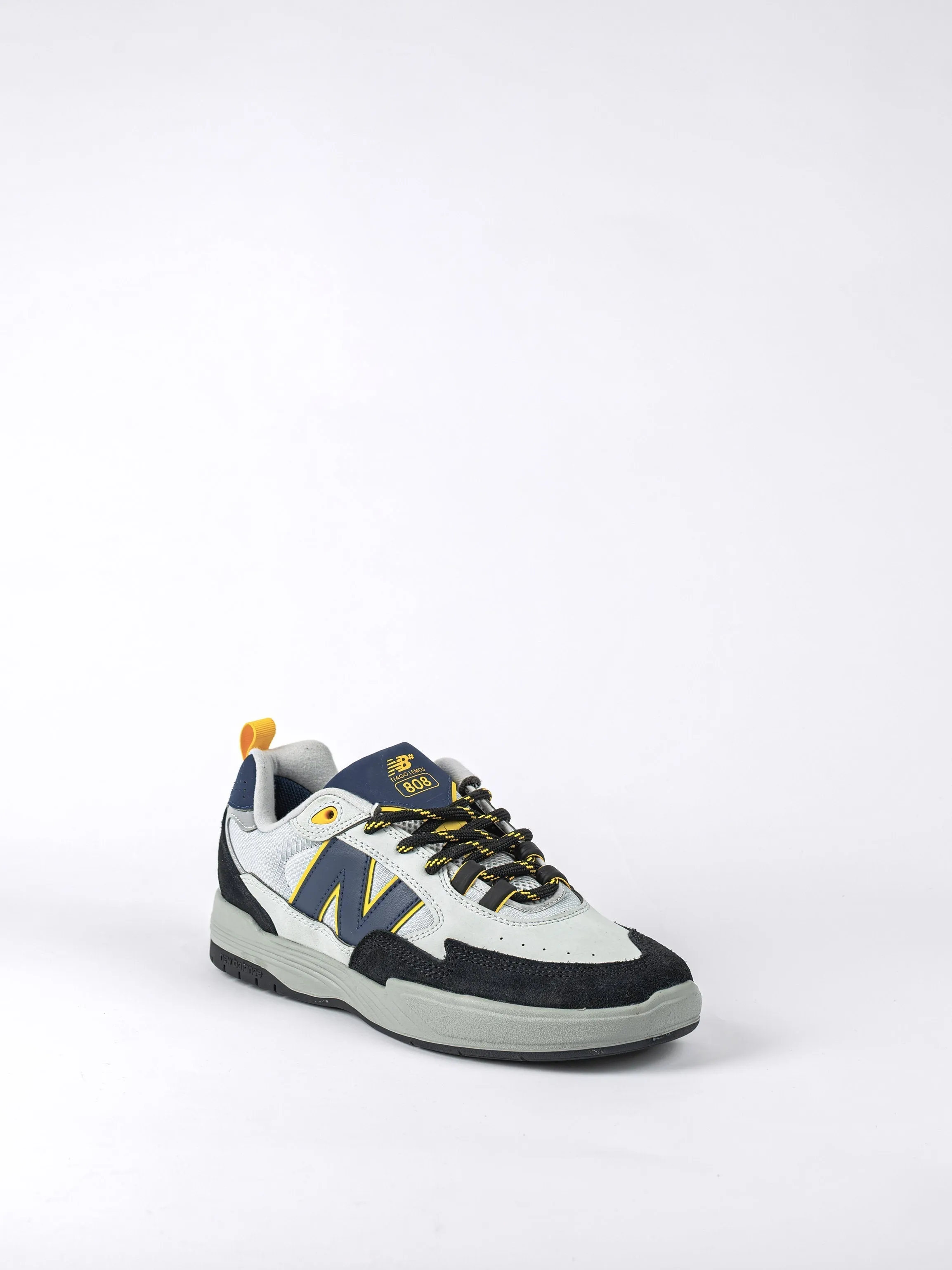 New Balance Numeric Tiago Lemos 808's - Grey / Blue - Pro Skate Shoe