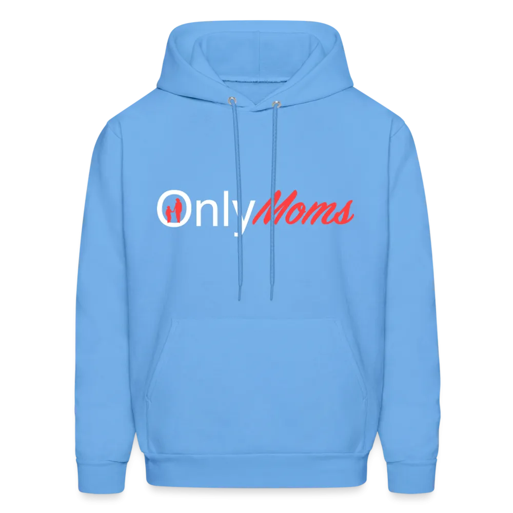 OnlyMoms Hoodie (White and Pink Letters)