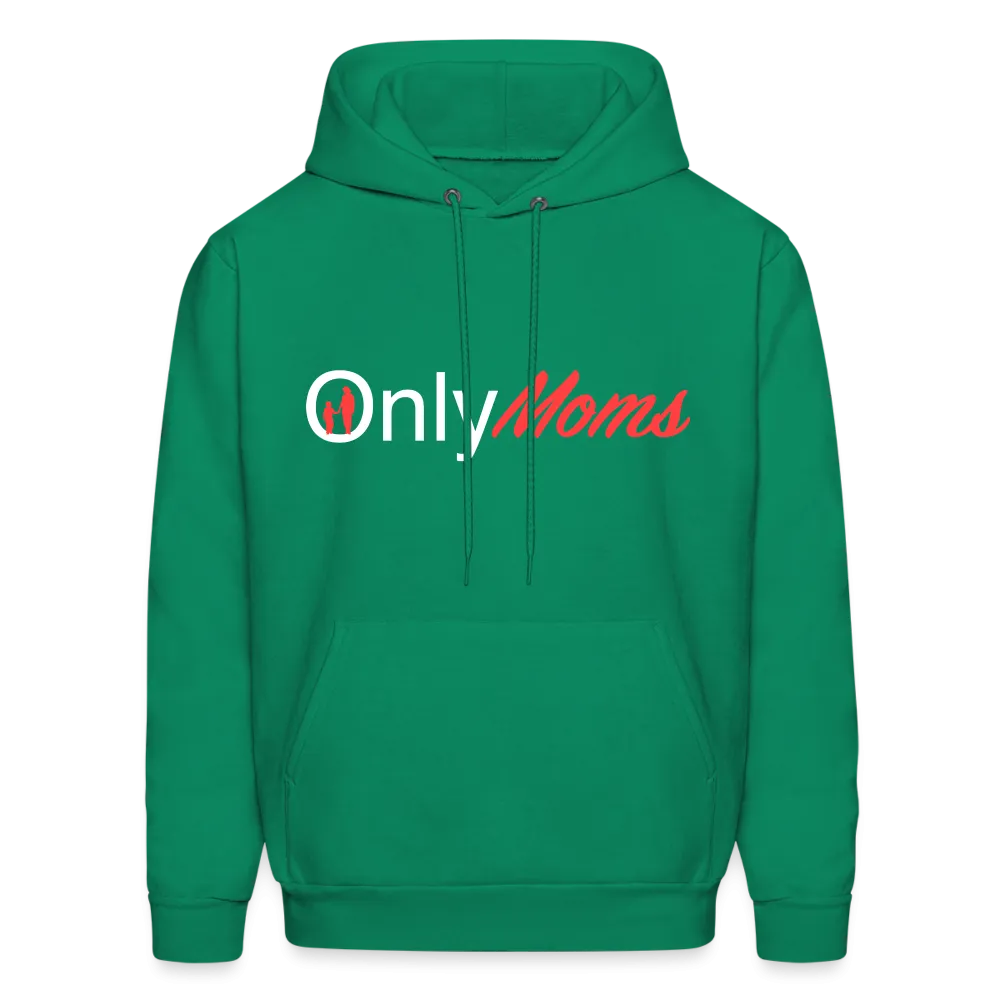 OnlyMoms Hoodie (White and Pink Letters)