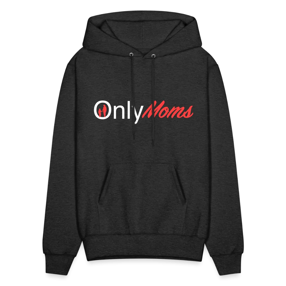 OnlyMoms Hoodie (White and Pink Letters)