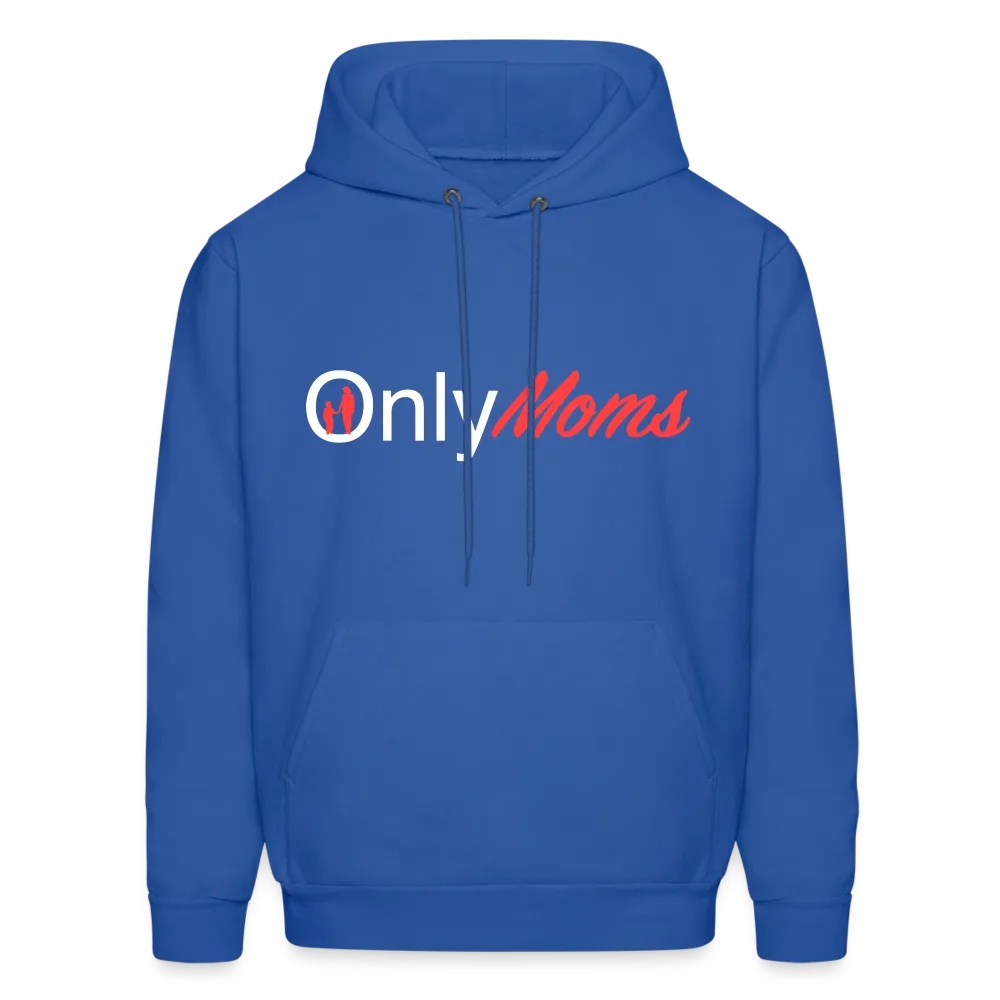 OnlyMoms Hoodie (White and Pink Letters)