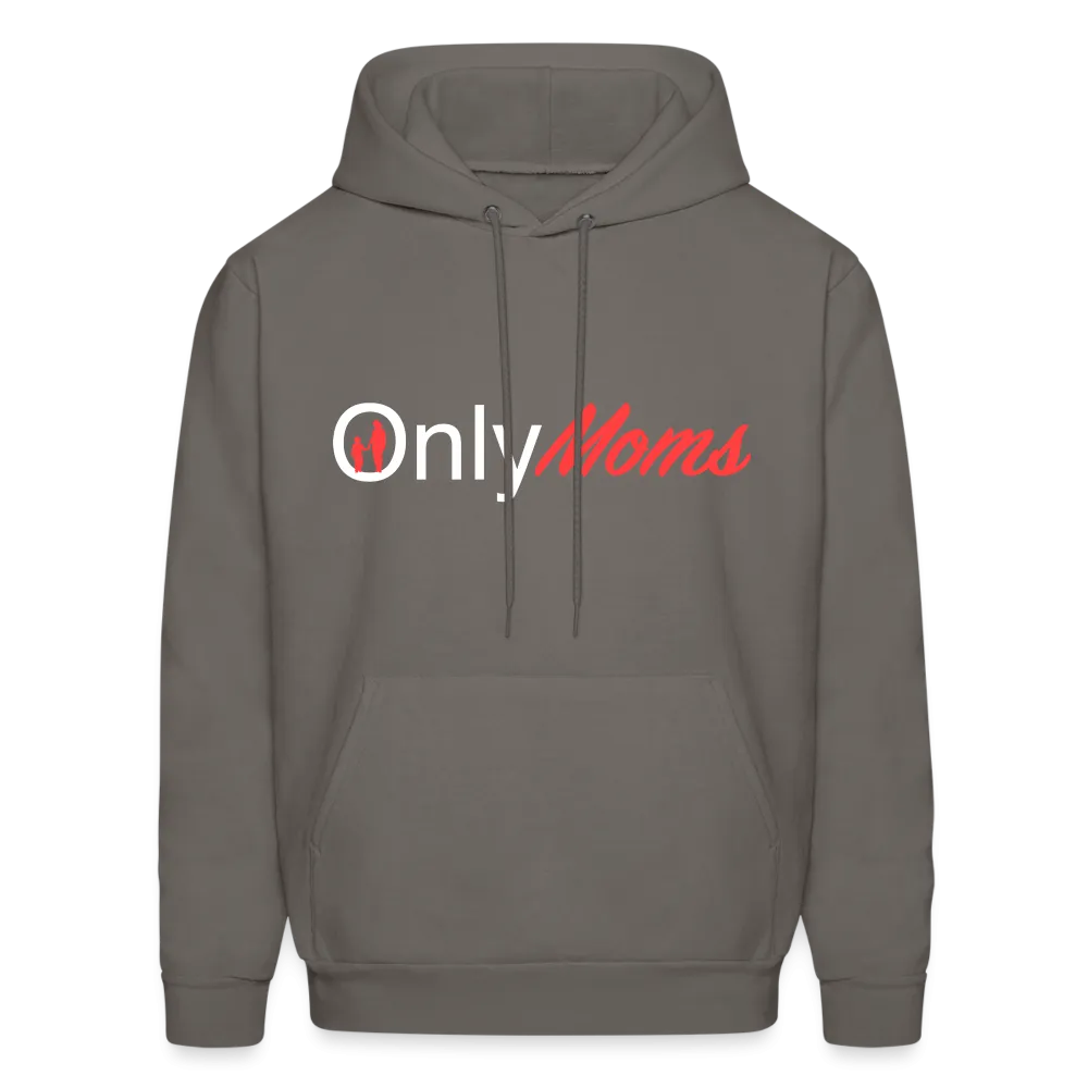 OnlyMoms Hoodie (White and Pink Letters)