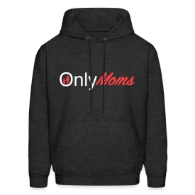 OnlyMoms Hoodie (White and Pink Letters)