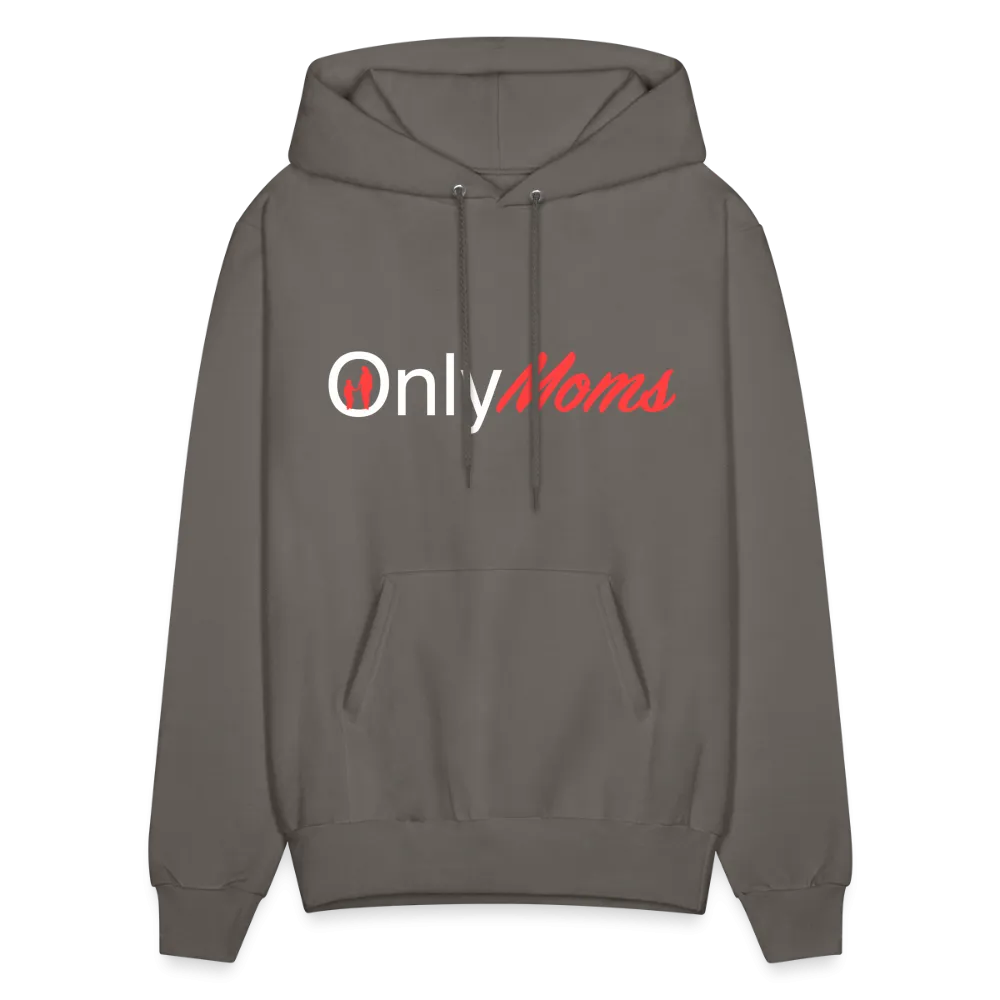 OnlyMoms Hoodie (White and Pink Letters)