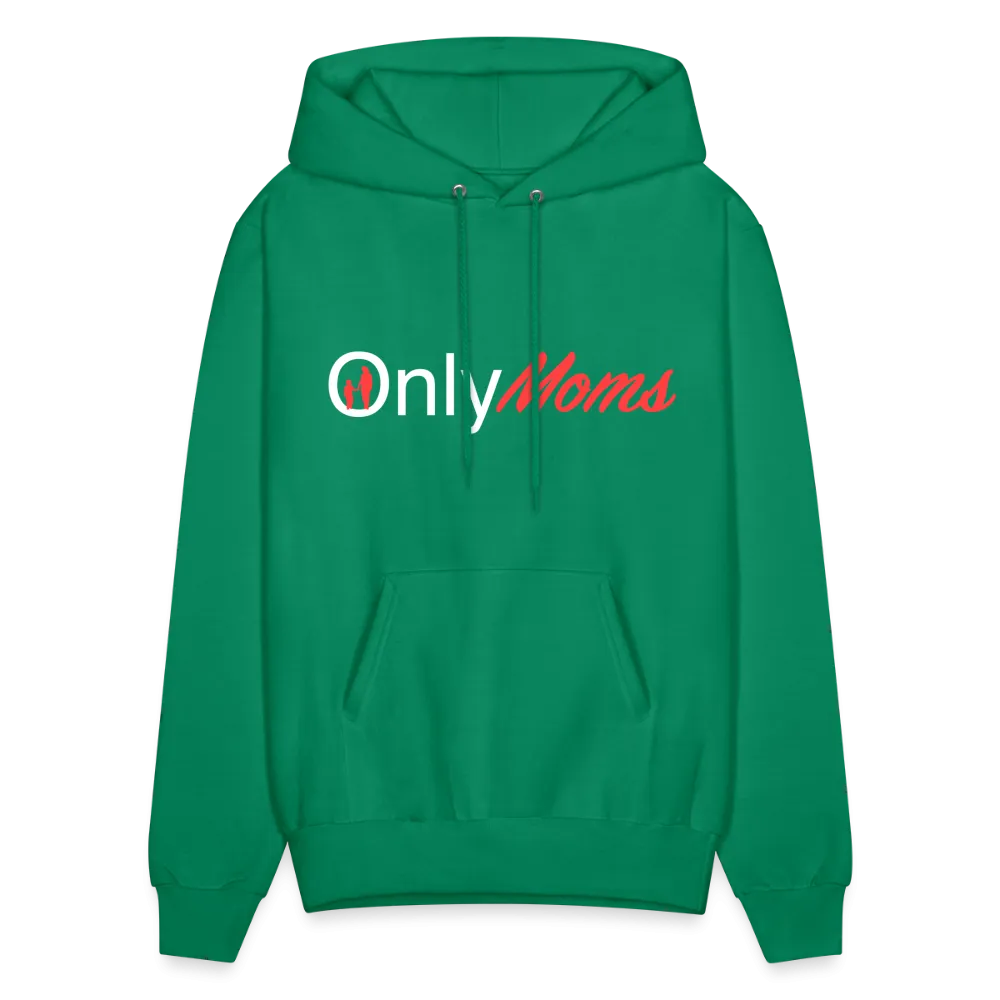 OnlyMoms Hoodie (White and Pink Letters)