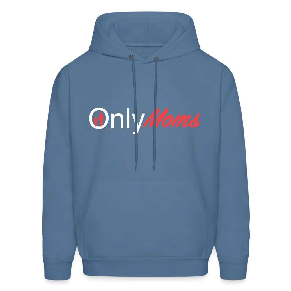 OnlyMoms Hoodie (White and Pink Letters)
