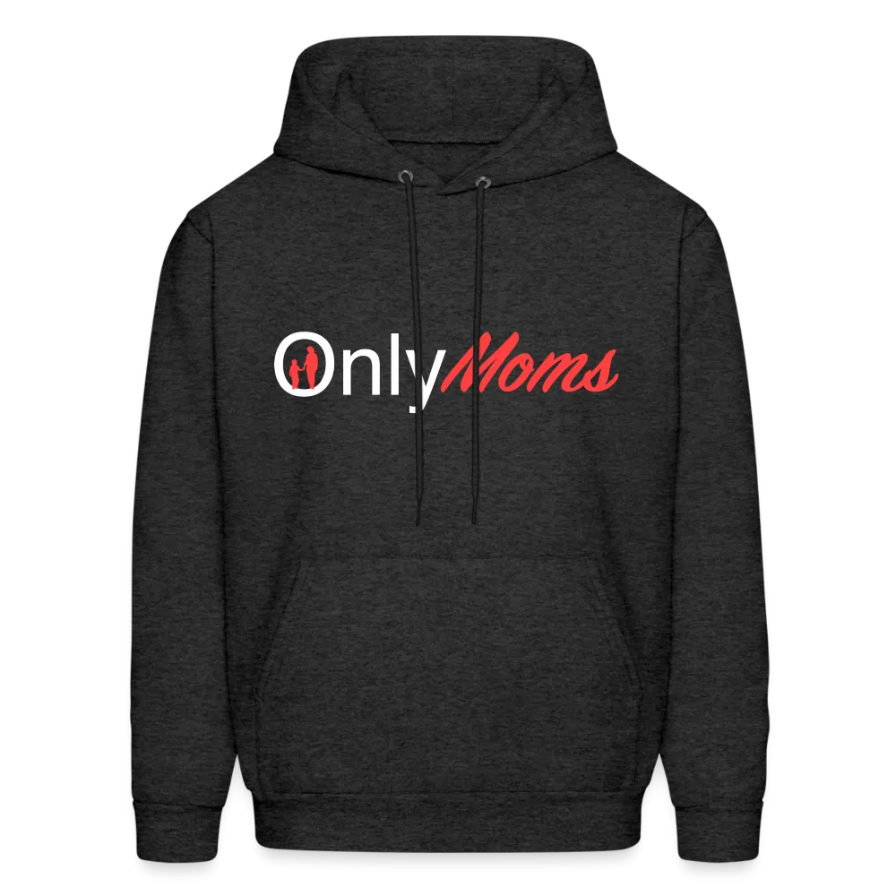 OnlyMoms Hoodie (White and Pink Letters)