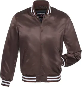 Stewart & Strauss Original Satin Bomber Jacket Since 1977 (19 Team Colors) Satin XXS to 6XL,Original