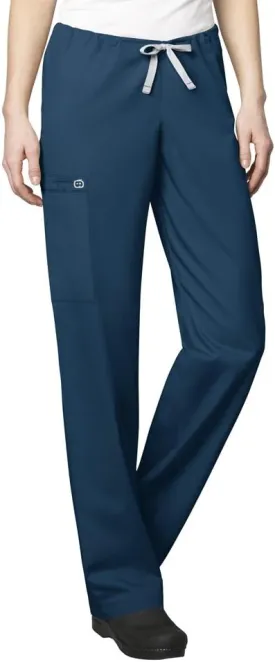WonderWink Women's Petite Plus Drawstring Cargo Pant-Tall